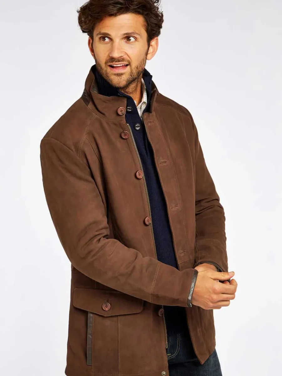 Dubarry Moore Leather Jacket - Mens - Walnut