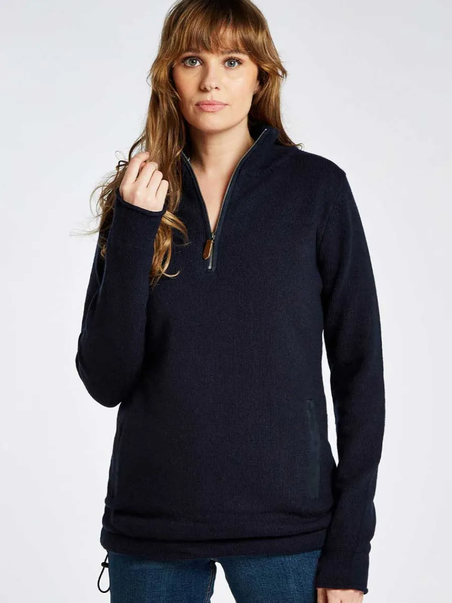 Women Dubarry Morrisey Zip Neck Sweater - Women's -