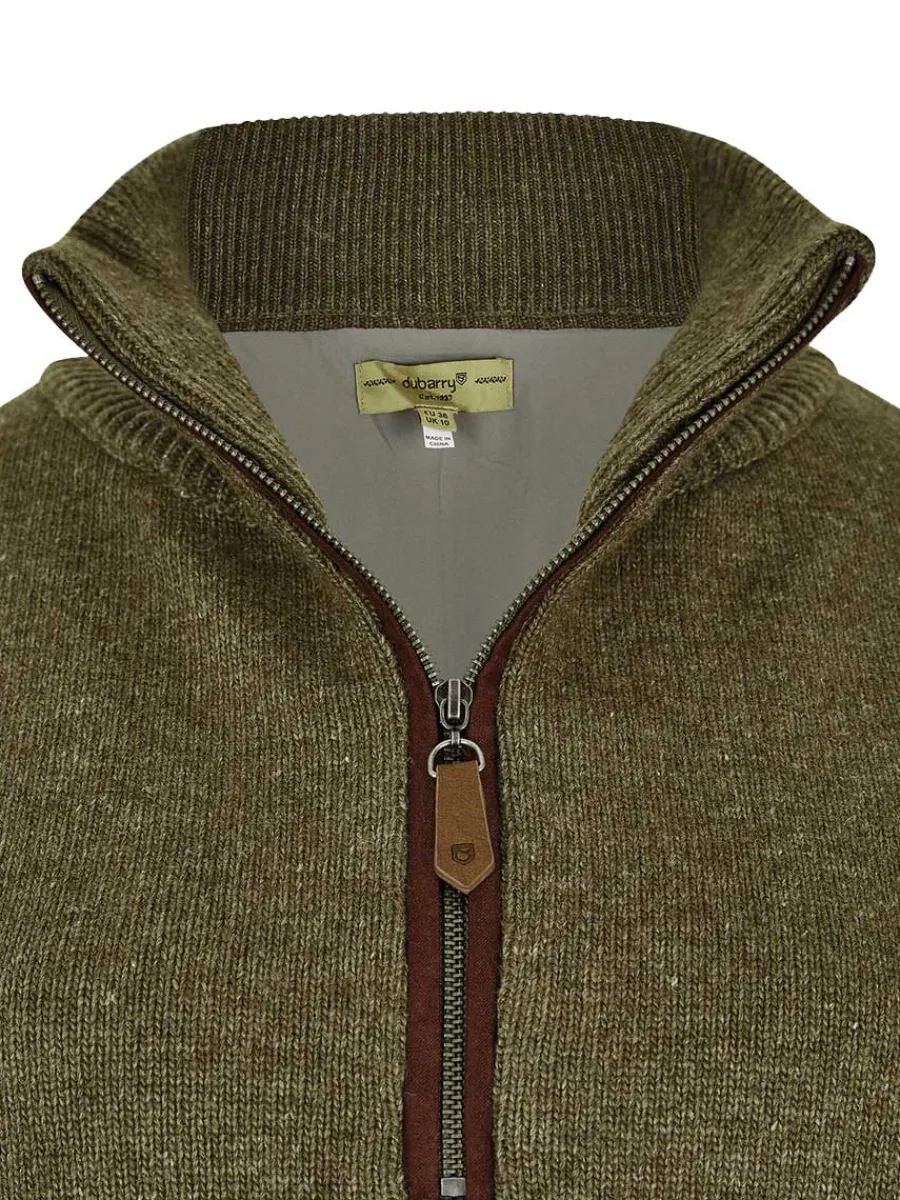 dubarry_morrisey_zip_neck_2-2.webp Women Dubarry Morrisey Zip Neck Sweater - Women's - Dusky Green