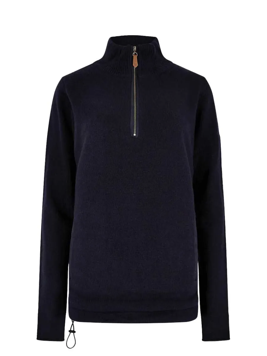 dubarry_morrisey_zip_neck_2.webp Women Dubarry Morrisey Zip Neck Sweater - Women's -
