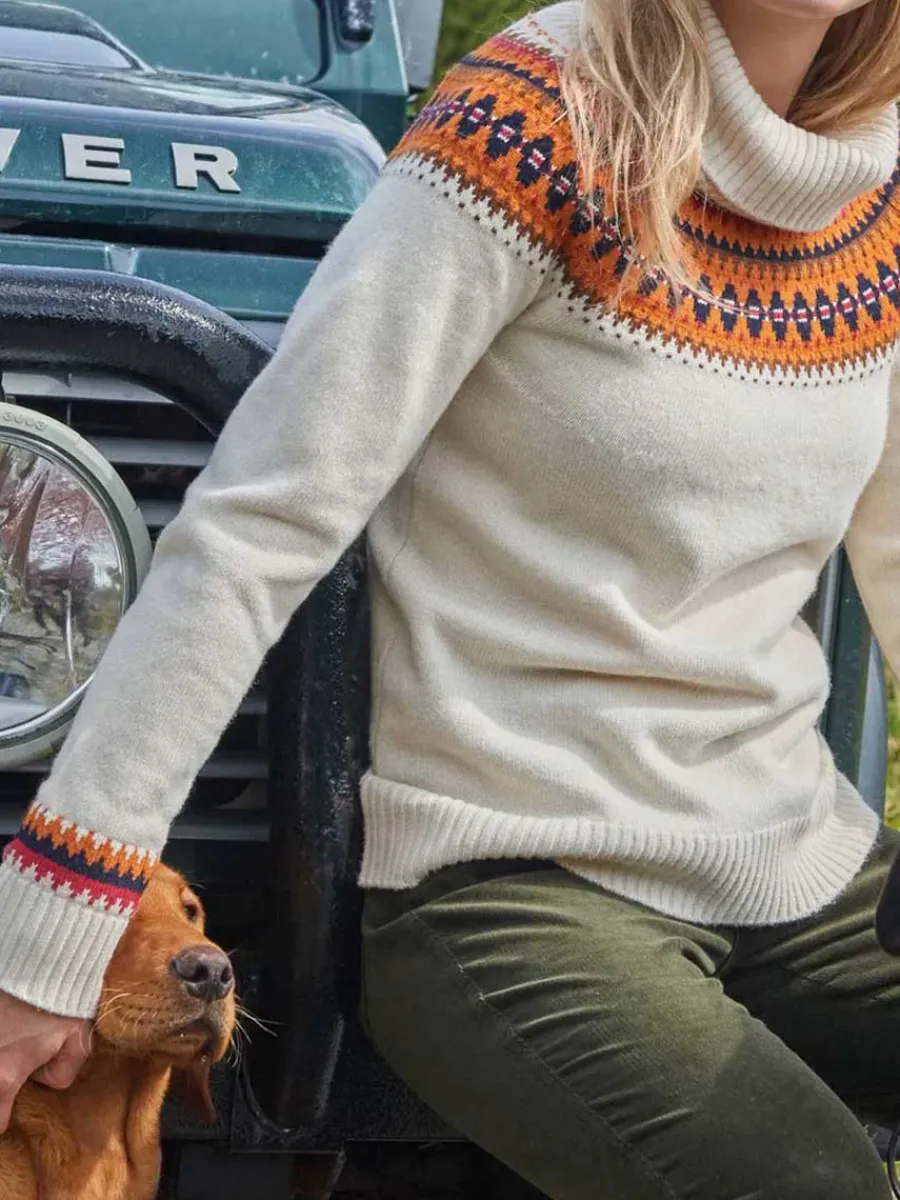 dubarry_riverdale_fair_is_1.webp Women Dubarry Riverdale Fair Isle Knitted Sweater - Women's -
