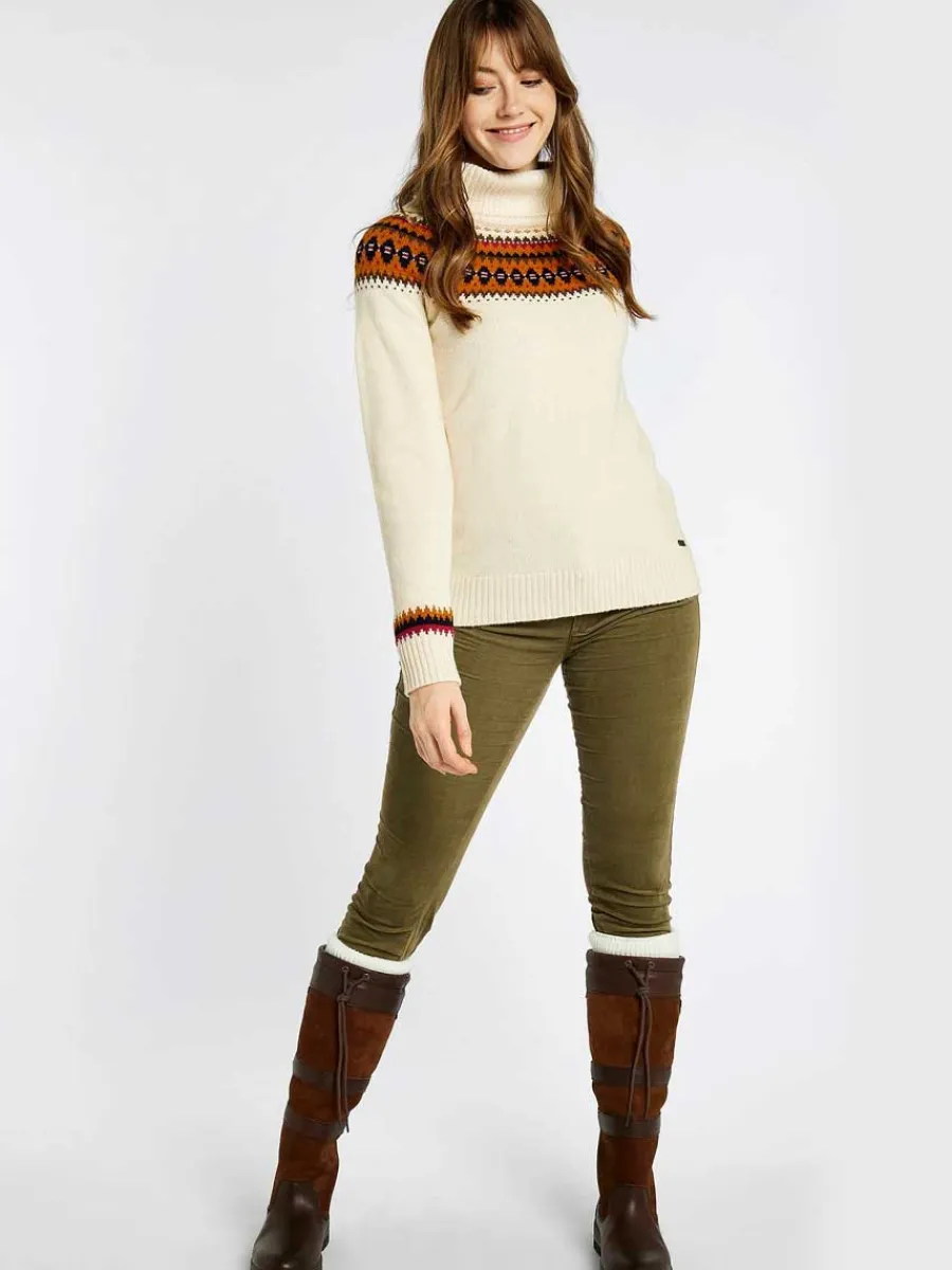 dubarry_riverdale_fair_is_2.webp Women Dubarry Riverdale Fair Isle Knitted Sweater - Women's -