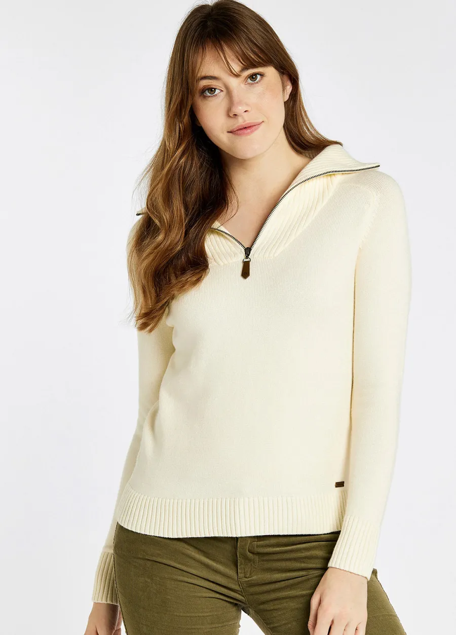 Women Dubarry Rosmead Sweater - Women's - Chalk
