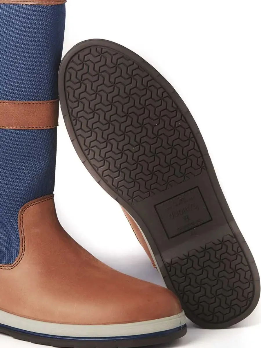 dubarry_shamrock_extrafit_1.webp Dubarry Shamrock ExtraFit Sailing Boots - Navy & Brown
