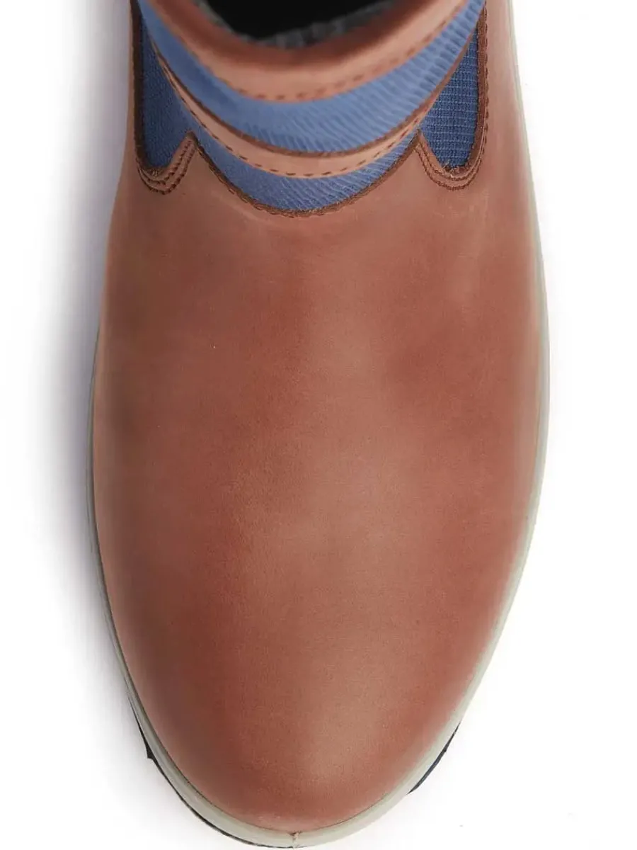 dubarry_shamrock_extrafit_3.webp Dubarry Shamrock ExtraFit Sailing Boots - Navy & Brown