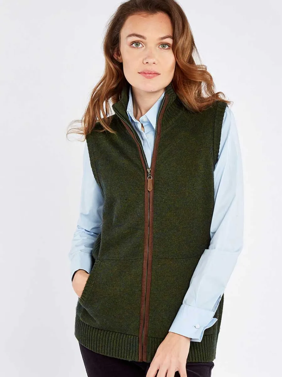 Women Dubarry Sheedy Wool Blend Knit Gilet - Women's -