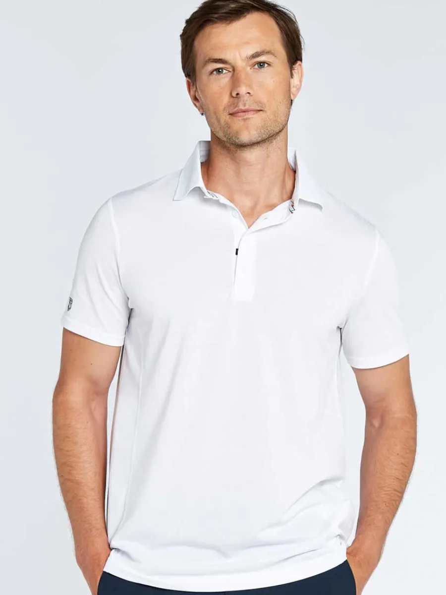 Dubarry Sorrento Short-Sleeved Technical Polo - Men's - White