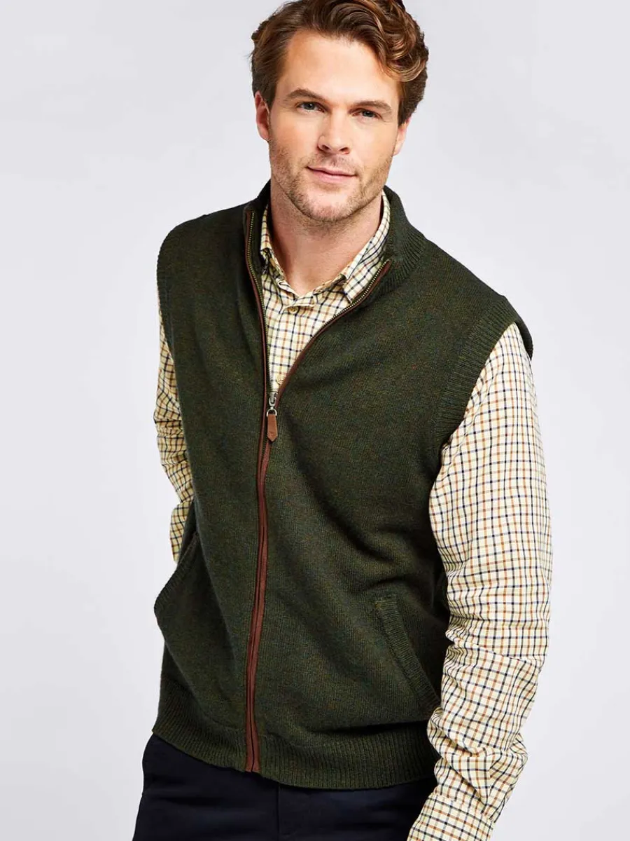 Dubarry Upperwood Wool Blend Knit Gilet - Men's -