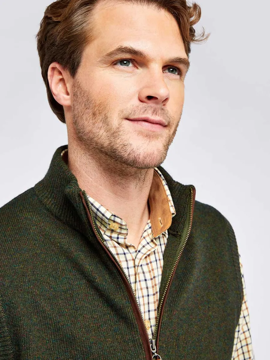 Dubarry Upperwood Wool Blend Knit Gilet - Men's -