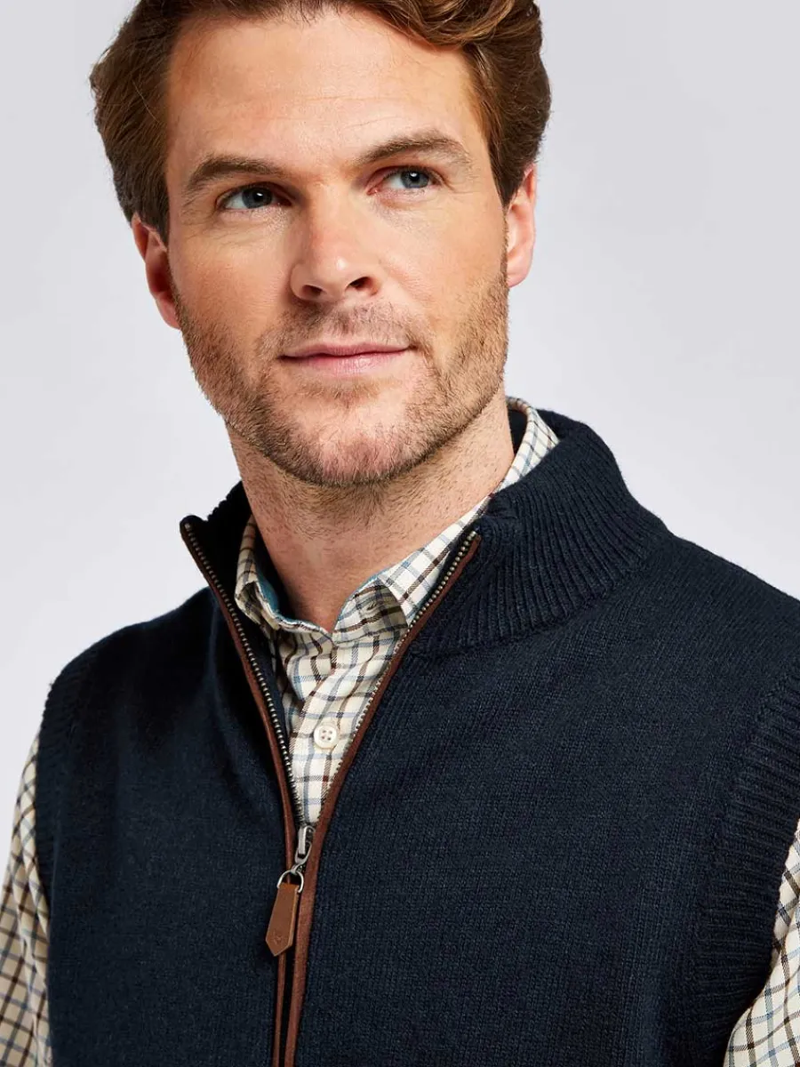Dubarry Upperwood Wool Blend Knit Gilet - Men's -