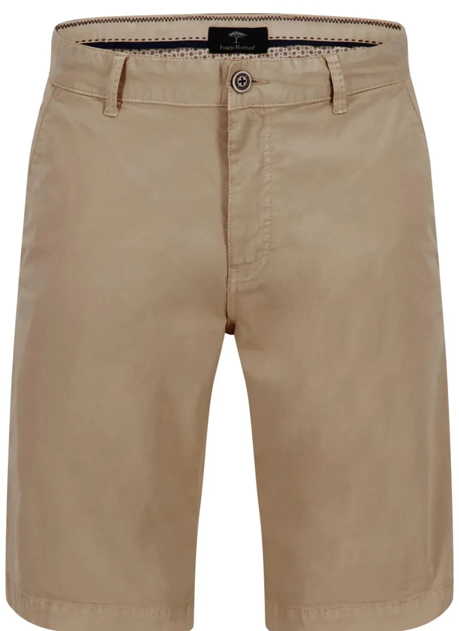 Fynch Hatton Bermuda Shorts - Men's Stretch Cotton – Sand