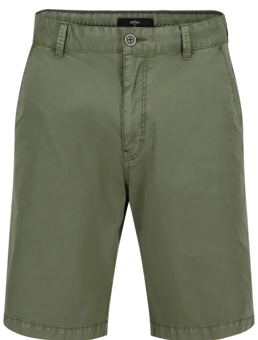 Fynch Hatton Bermuda Shorts - Men's Stretch Cotton – Dusty Olive