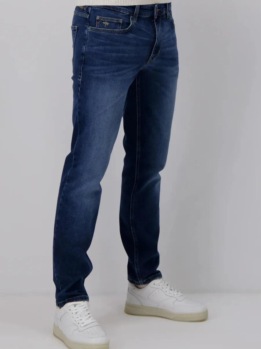 Fynch Hatton Denim Jeans - Men's Modern Slim Fit – Blue Blue