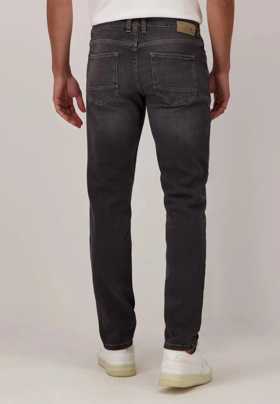 fynch_hatton_denim_jeans__1-1.webp Fynch Hatton Denim Jeans - Men's Modern Slim Fit – Black Worn