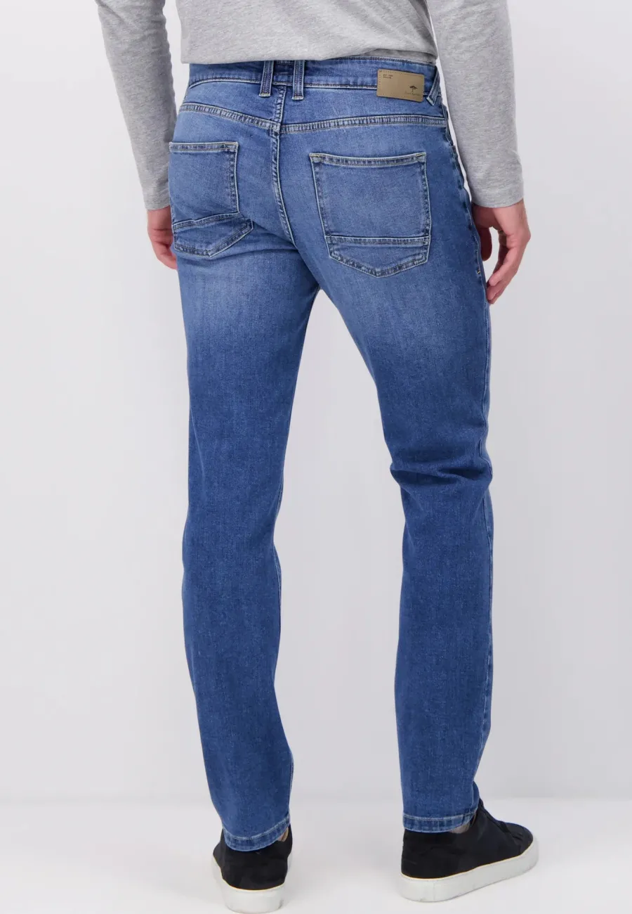 Fynch Hatton Denim Jeans - Men's Modern Slim Fit – Light Blue