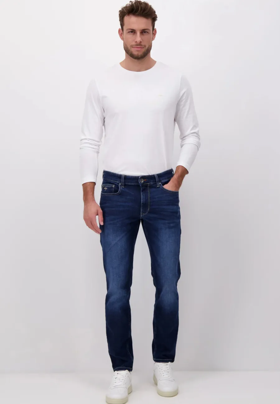fynch_hatton_denim_jeans__2.webp Fynch Hatton Denim Jeans - Men's Modern Slim Fit – Mid Blue