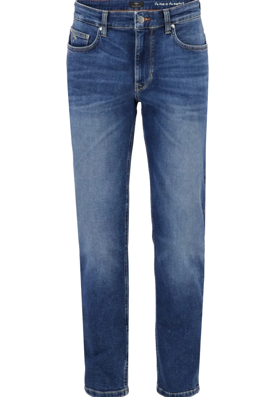fynch_hatton_denim_jeans__3.webp Fynch Hatton Denim Jeans - Men's Modern Slim Fit – Mid Blue
