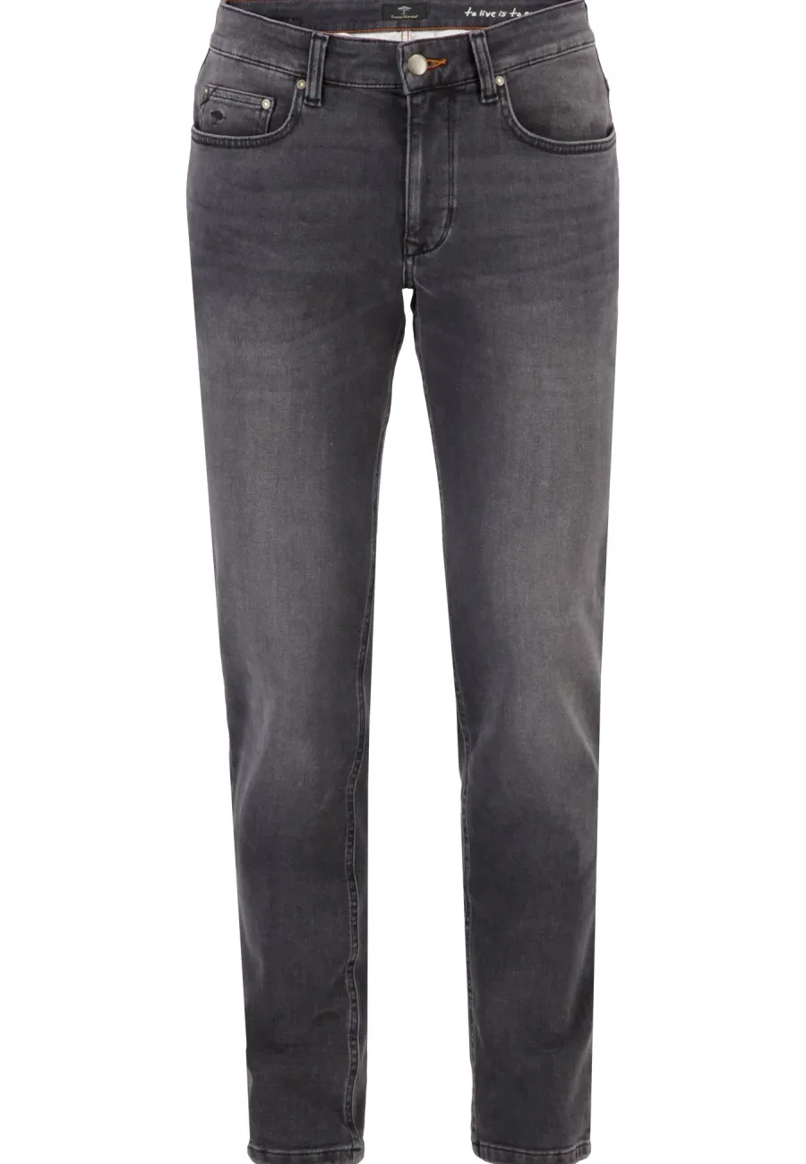 fynch_hatton_denim_jeans__4-1.webp Fynch Hatton Denim Jeans - Men's Modern Slim Fit – Black Worn