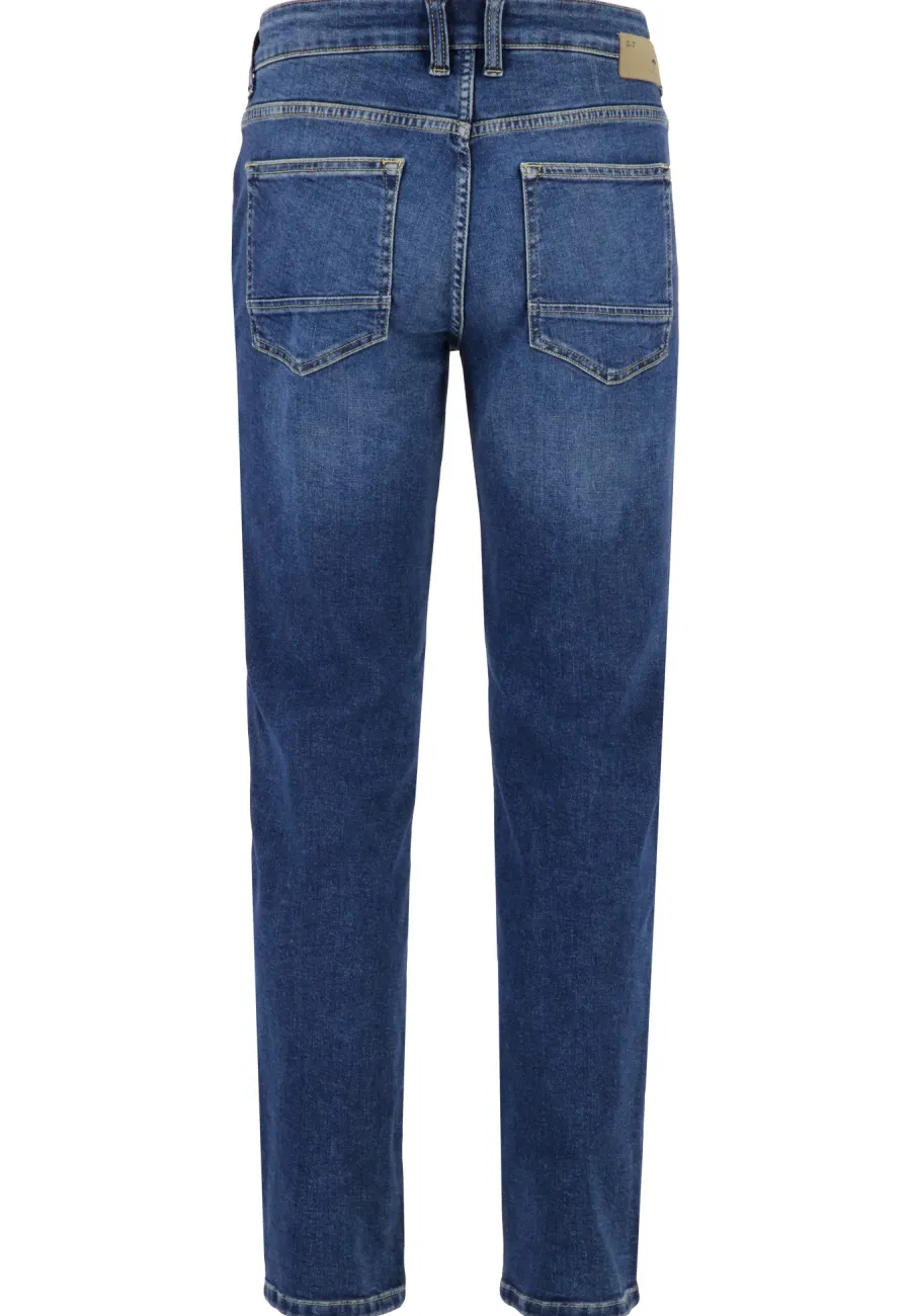 fynch_hatton_denim_jeans__4.webp Fynch Hatton Denim Jeans - Men's Modern Slim Fit – Mid Blue