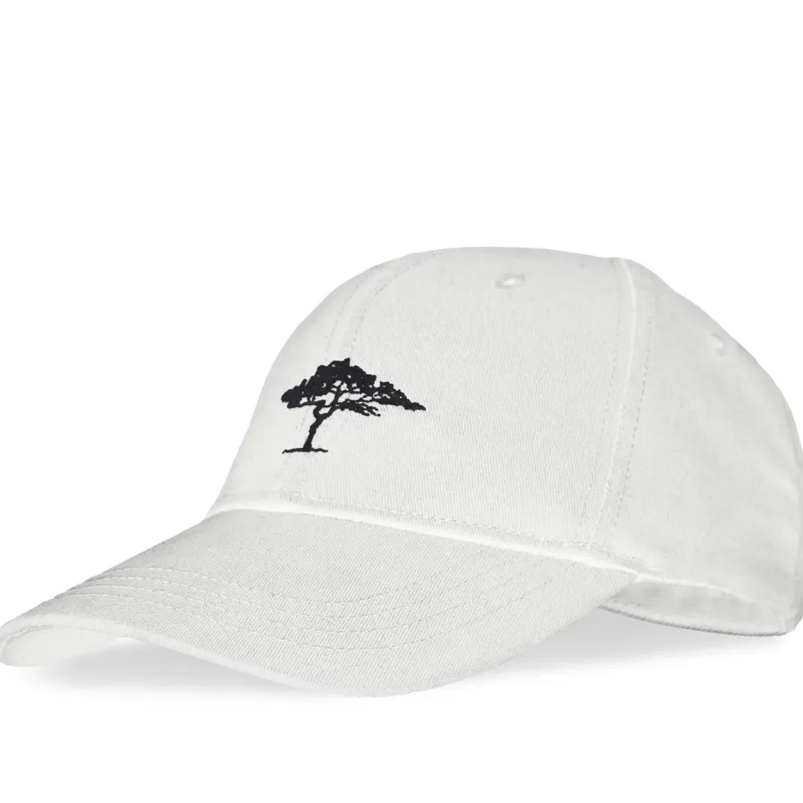 Fynch Hatton Embroidered Cotton Cap – White