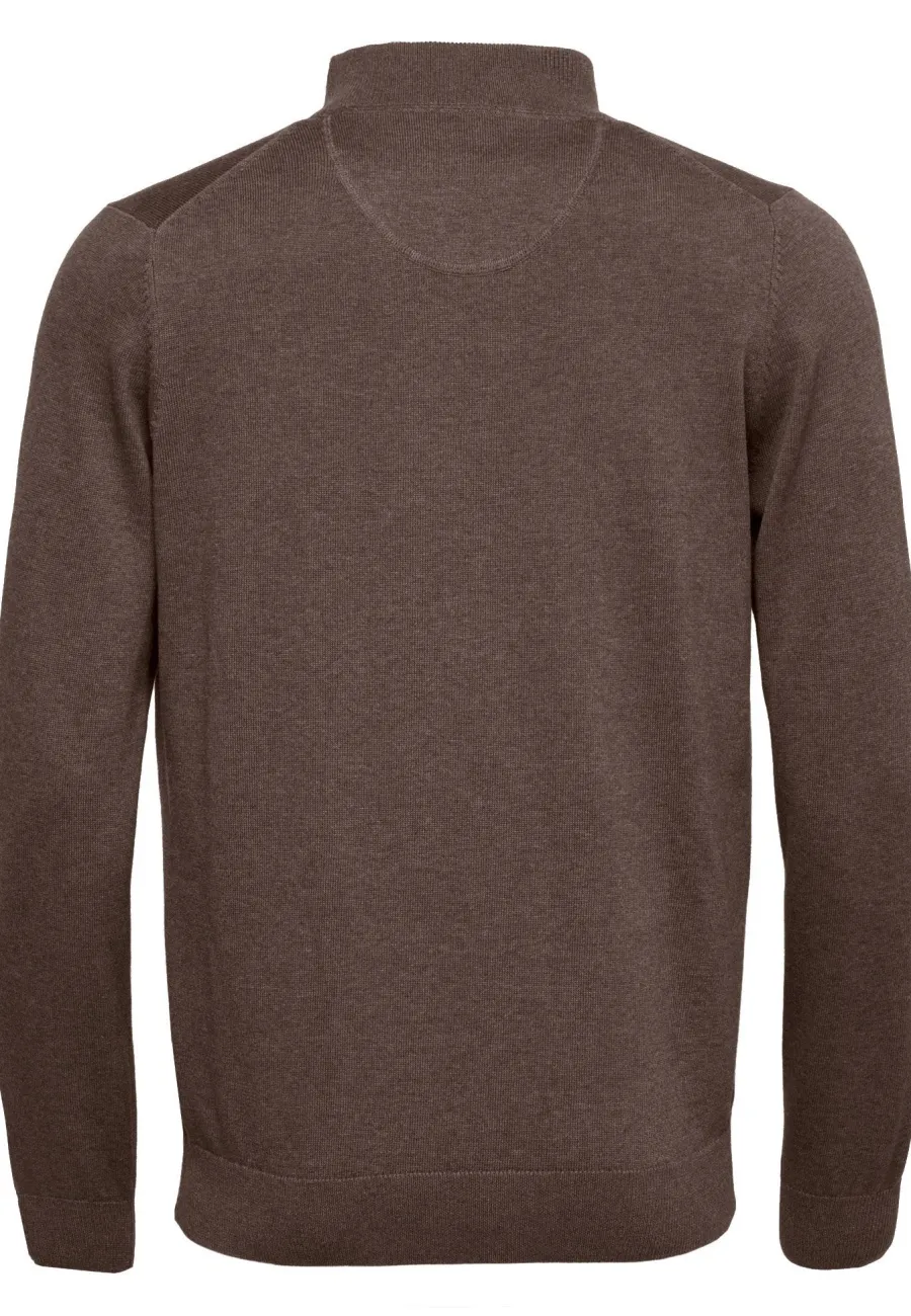 fynch_hatton_full_zip_car_2-3.webp Fynch Hatton Full Zip Cardigan - Men's Superfine Cotton – Earth
