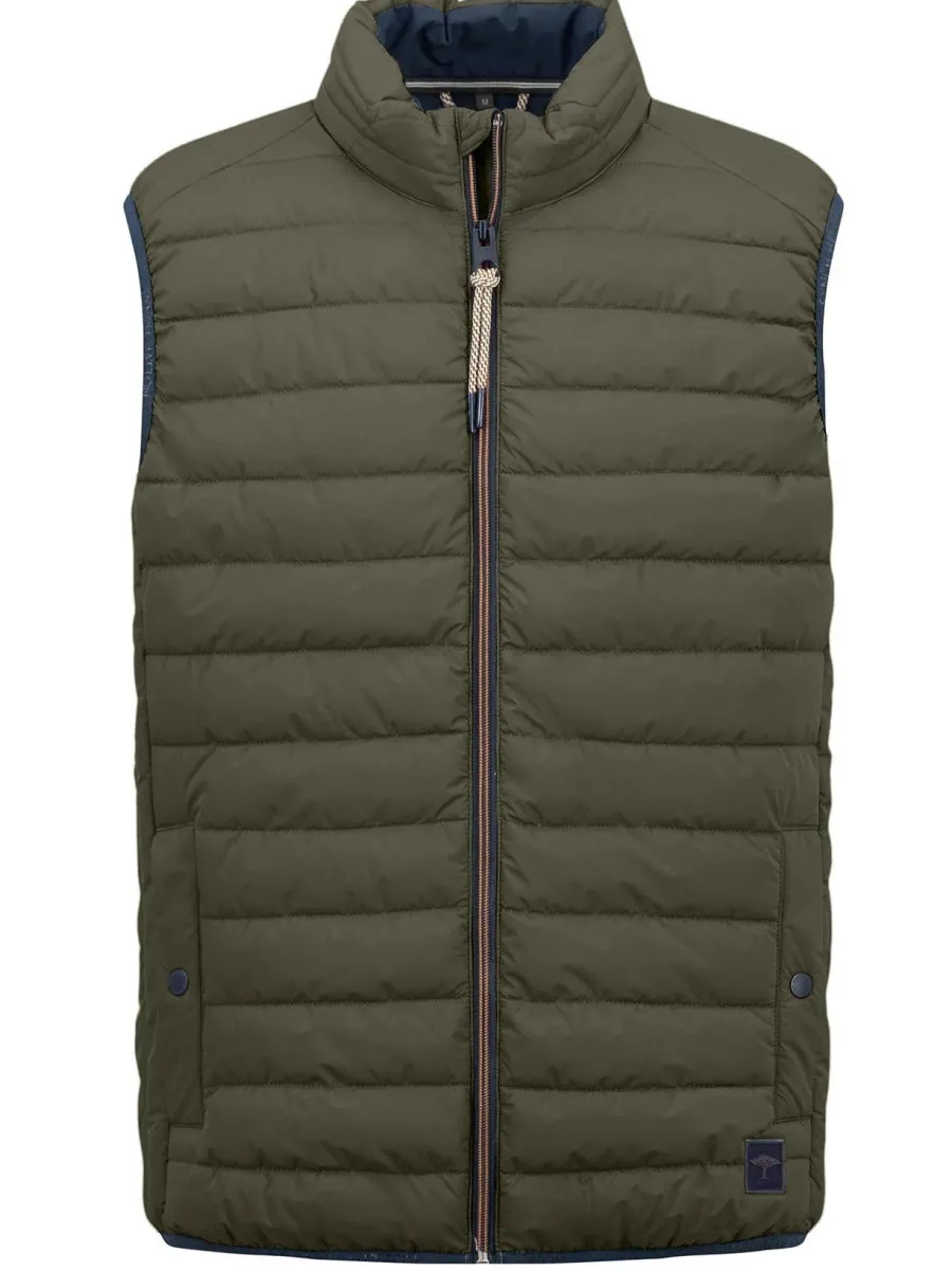 Fynch Hatton Light Weight Gilet - Men's – Khaki