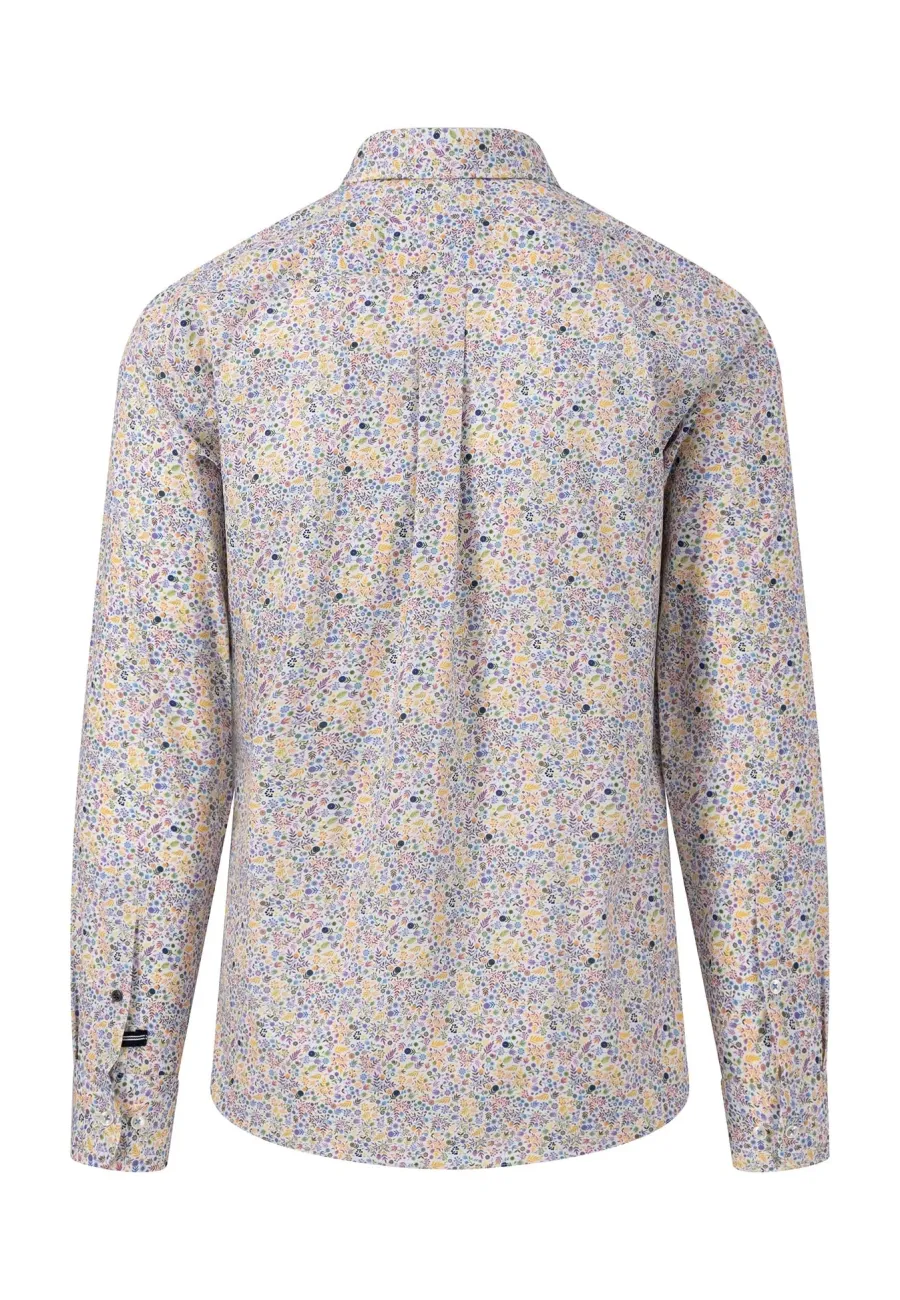 fynch_hatton_multi_print__2.webp Fynch Hatton Multi Print Shirt - Men's Soft Cotton – Dusty Lavender