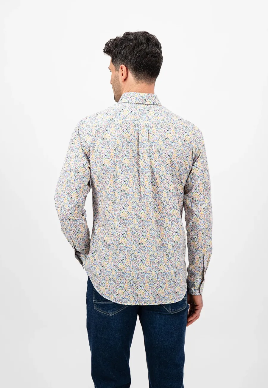 fynch_hatton_multi_print__4.webp Fynch Hatton Multi Print Shirt - Men's Soft Cotton – Dusty Lavender