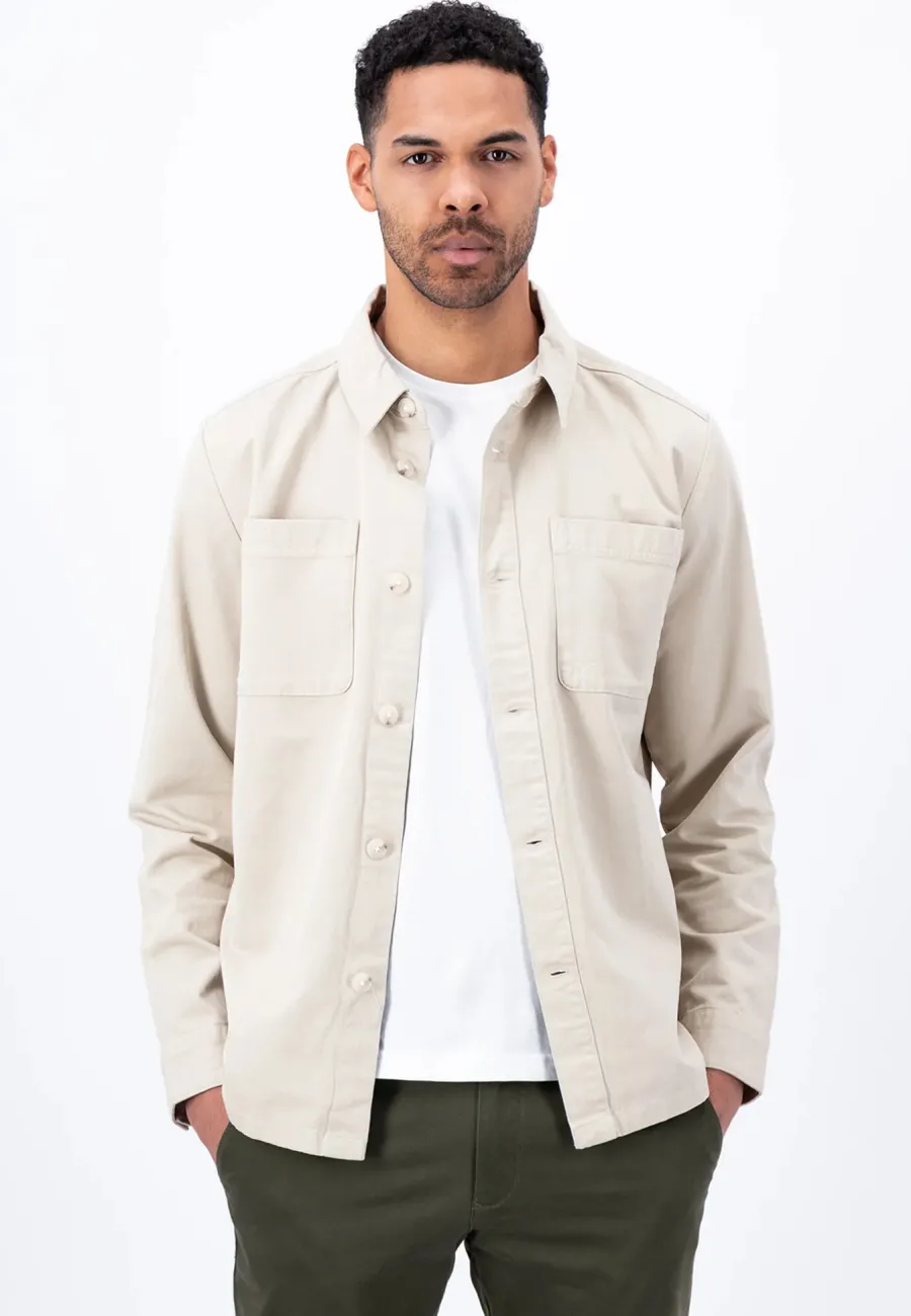 fynch_hatton_overshirt__m_1.webp Fynch Hatton Overshirt - Men's Robust Cotton – Stone