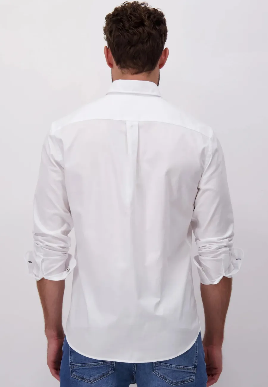 fynch_hatton_oxford_shirt_2-1.webp Fynch Hatton Oxford Shirt - Men's Soft Cotton – White