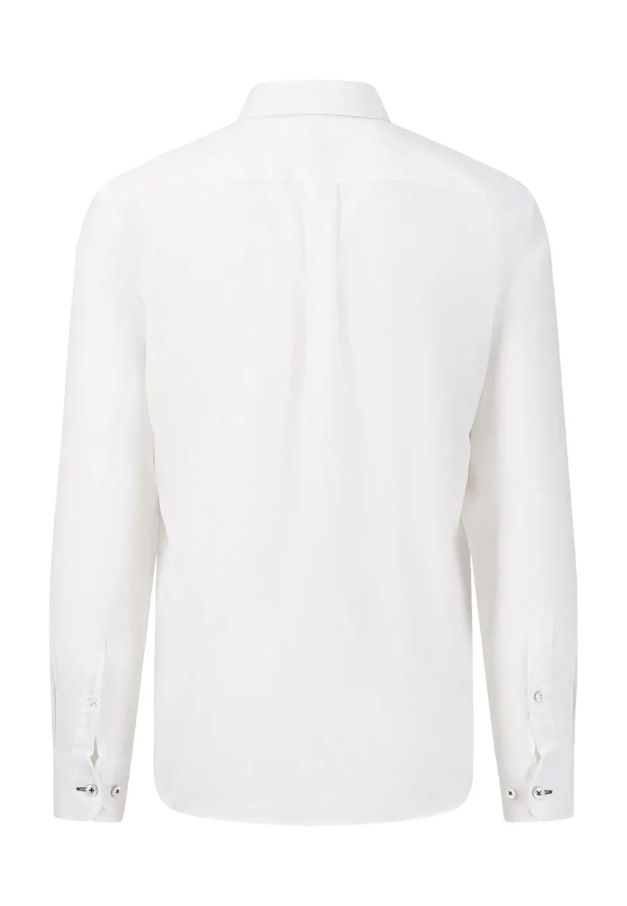 fynch_hatton_oxford_shirt_4-1.webp Fynch Hatton Oxford Shirt - Men's Soft Cotton – White