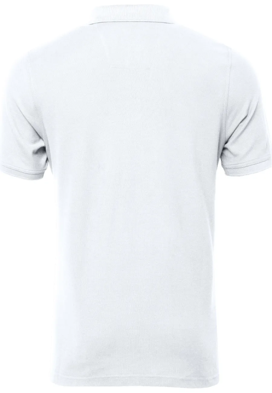 fynch_hatton_pique_polo_s_3.webp Fynch Hatton Pique Polo Shirt - Men's Supima Cotton – White