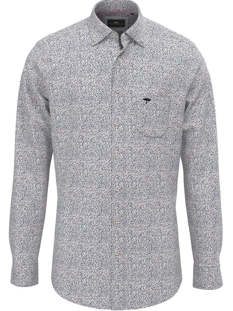 Fynch Hatton Pure Cotton Shirt - Men's – Minimal Pattern