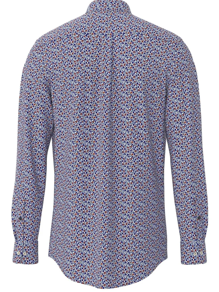 fynch_hatton_pure_cotton__1-5.webp Fynch Hatton Pure Cotton Shirt - Men's – Modern Flower Print
