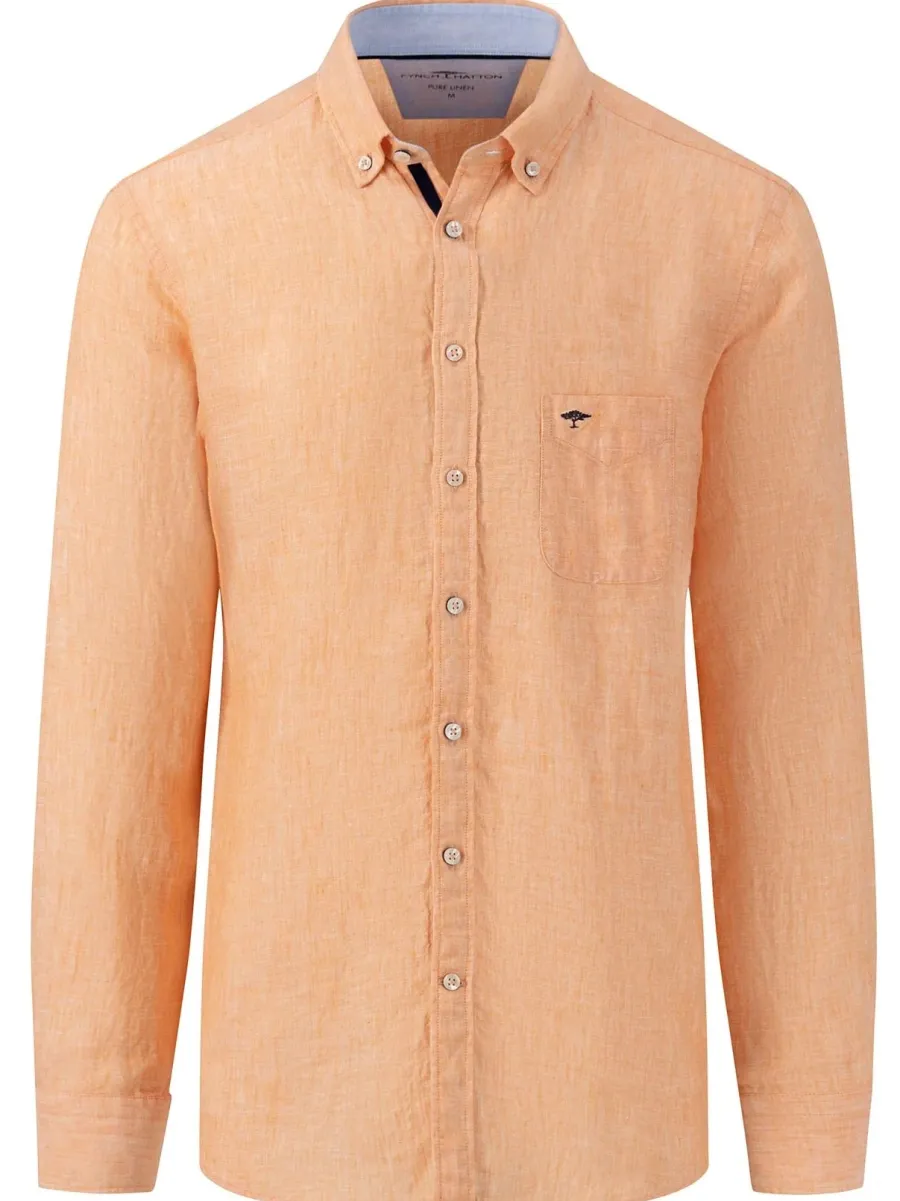 Fynch Hatton Pure Linen Shirt - Men's – Papaya