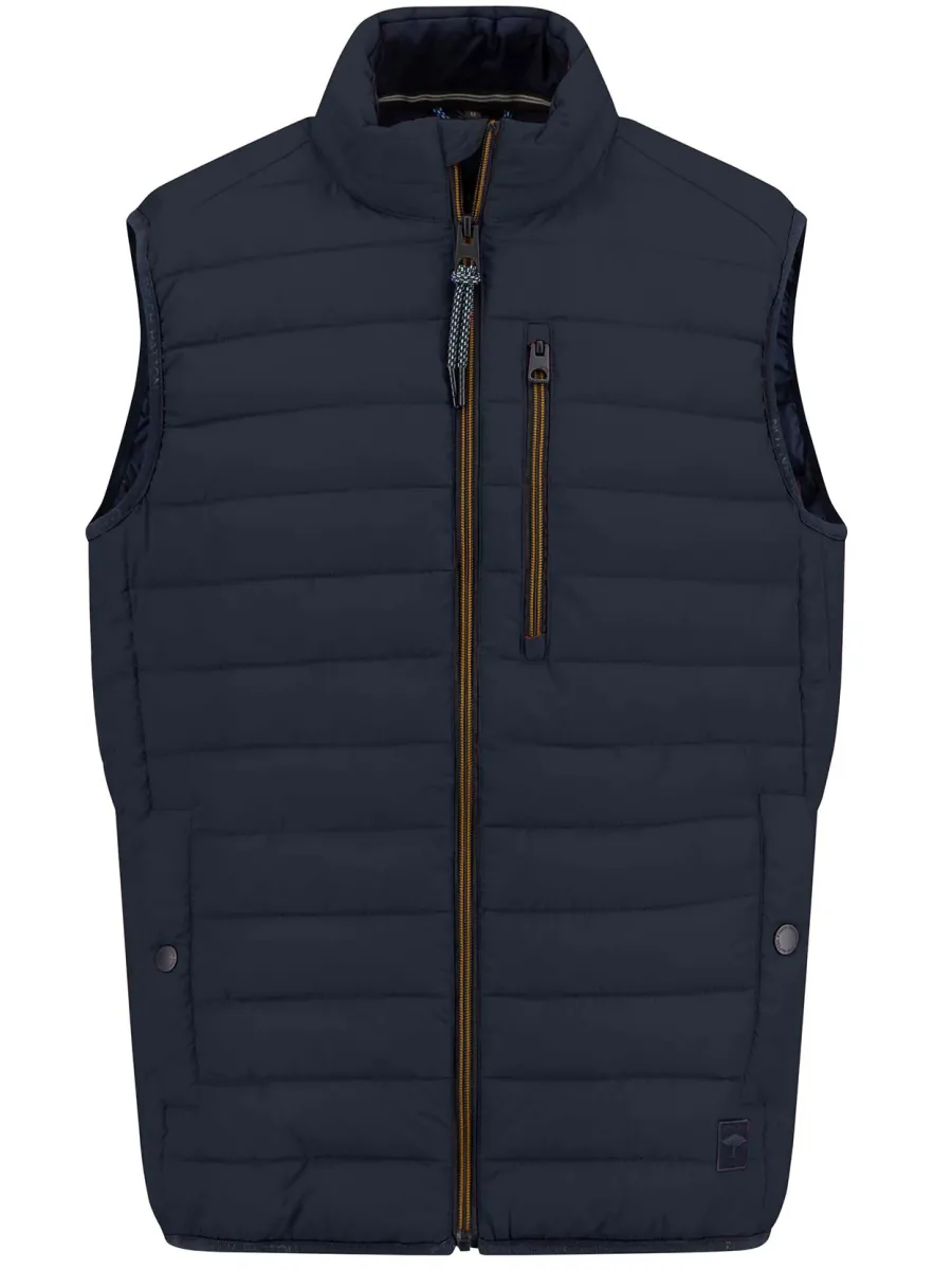 Fynch Hatton Quilted Gilet - Men's – Dark Navy