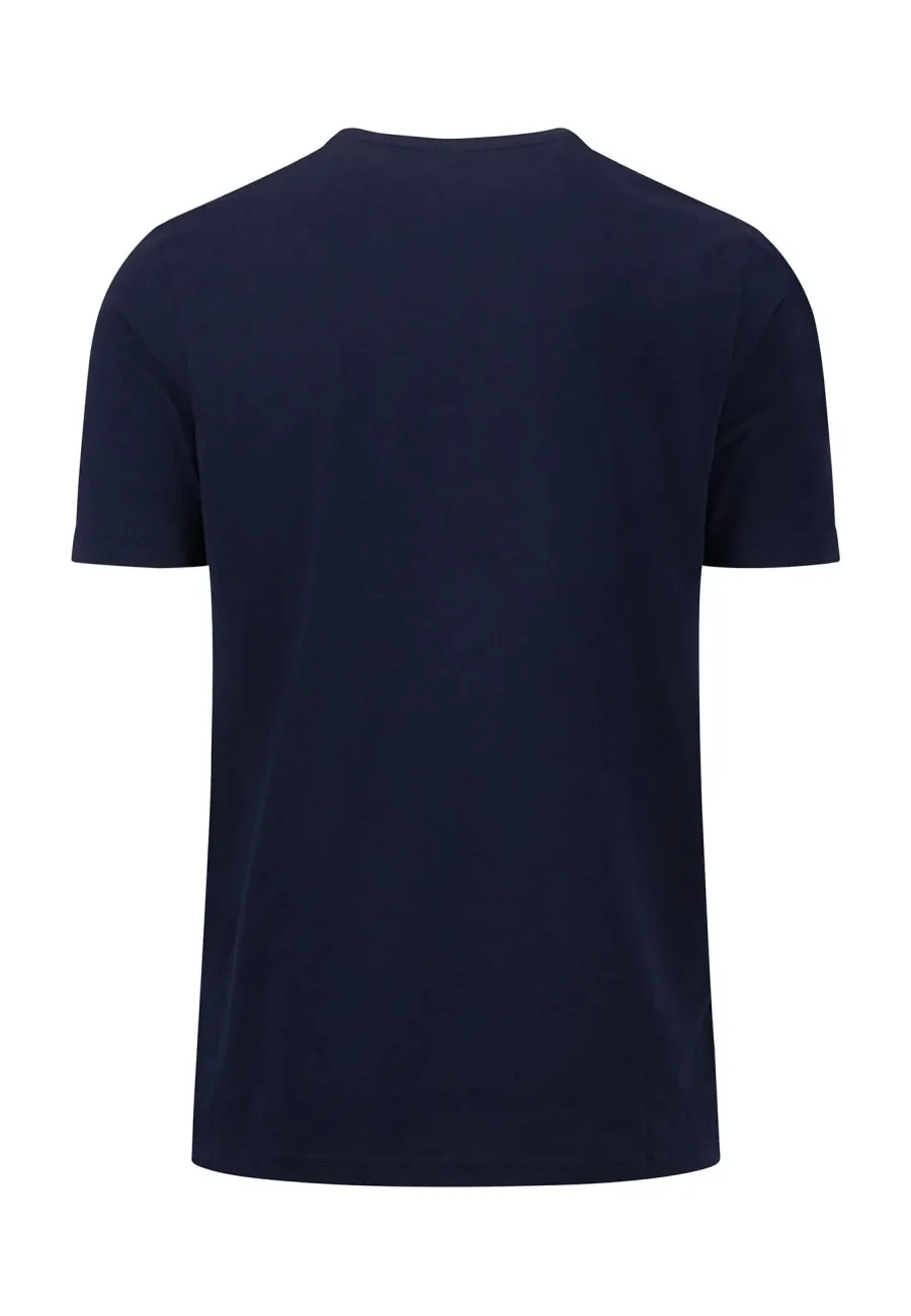 fynch_hatton_tshirt__mens_2-1.webp Fynch Hatton T-Shirt - Men's Round Neck – Navy