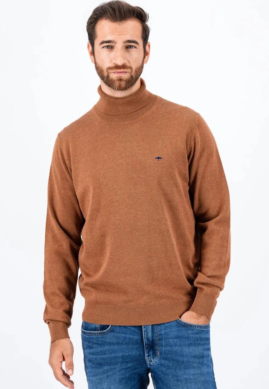 fynch_hatton_turtle_neck__1-1.webp Fynch Hatton Turtle Neck Cotton Sweater - Men's – Hazel
