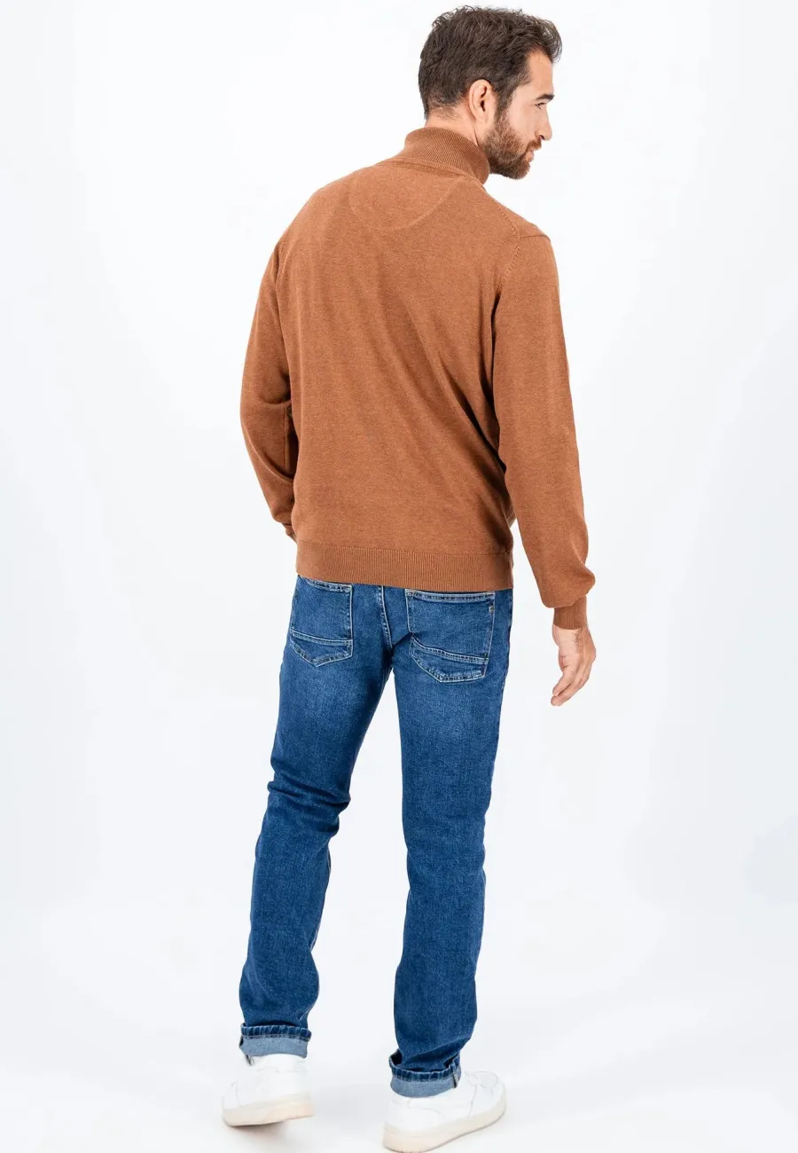 fynch_hatton_turtle_neck__4.webp Fynch Hatton Turtle Neck Cotton Sweater - Men's – Hazel