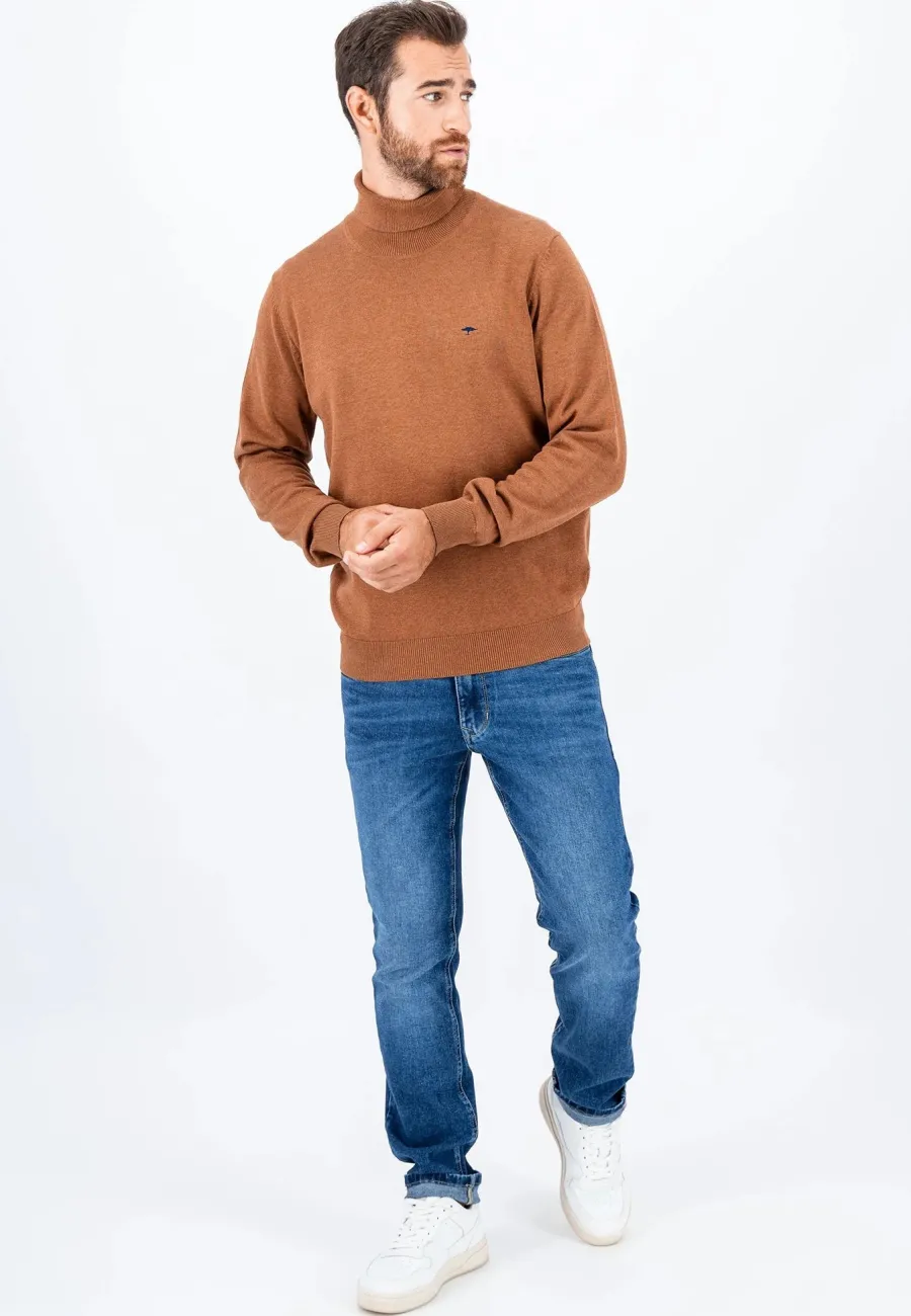 fynch_hatton_turtle_neck__6.webp Fynch Hatton Turtle Neck Cotton Sweater - Men's – Hazel