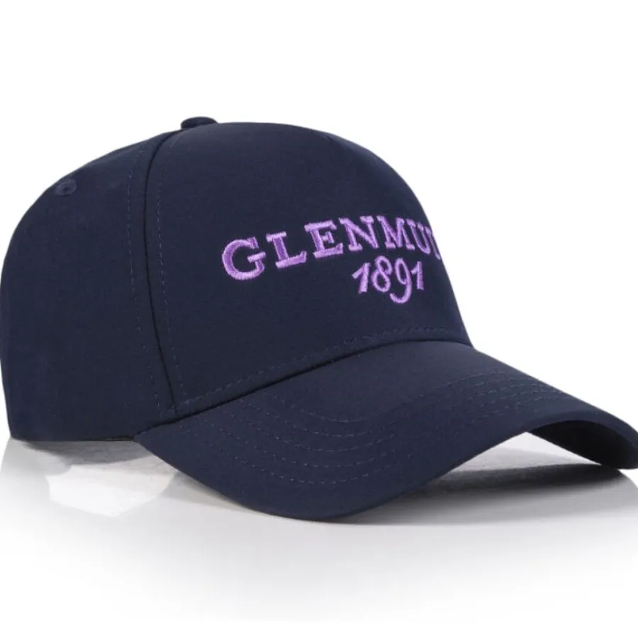 Glenmuir Cowan Logo Golf Cap - Navy / Amethyst