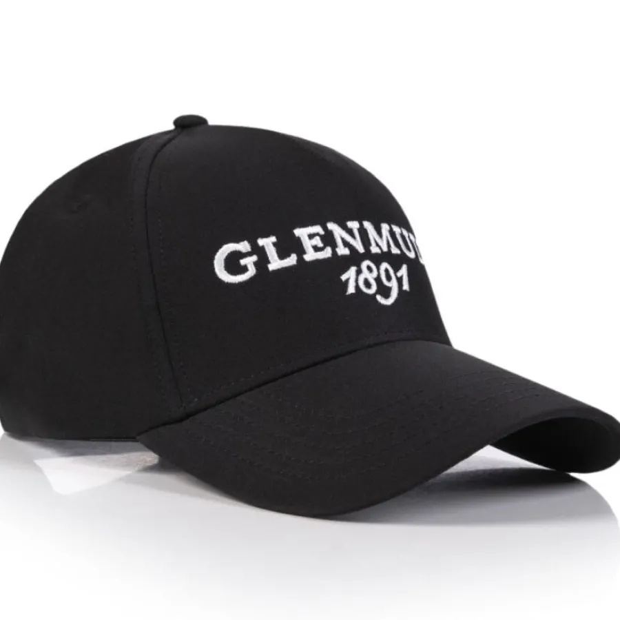 Glenmuir Cowan Logo Golf Cap - Black / White