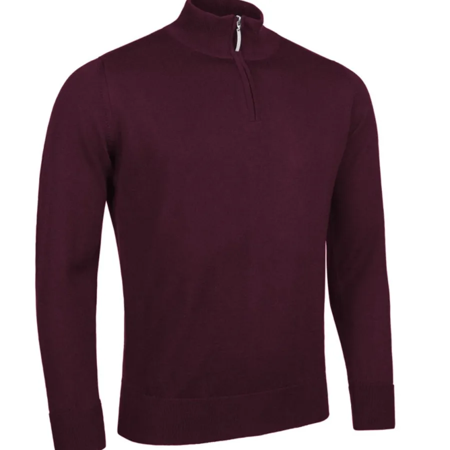 Glenmuir Jasper Quarter Zip Merino Wool Sweater - Mens -