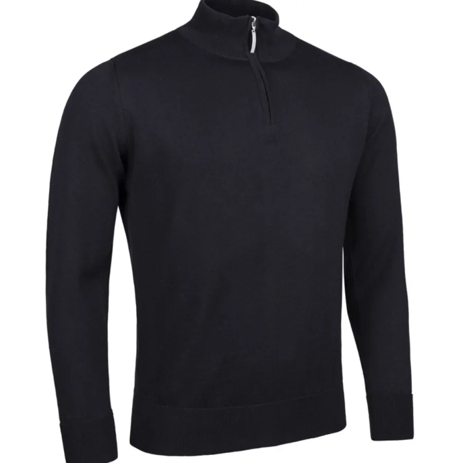 Glenmuir Jasper Quarter Zip Merino Wool Sweater - Mens -
