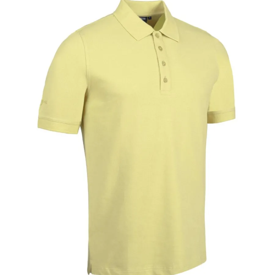 Glenmuir Kinloch Cotton Pique Polo Shirt - Mens - Light Yellow