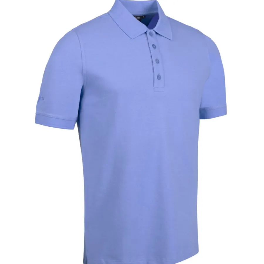 Glenmuir Kinloch Cotton Pique Polo Shirt - Mens - Light Blue