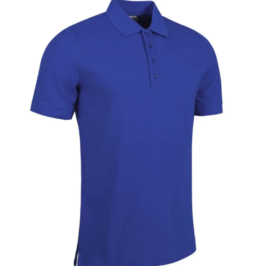 Glenmuir Kinloch Cotton Pique Polo Shirt - Mens - Ascot Blue