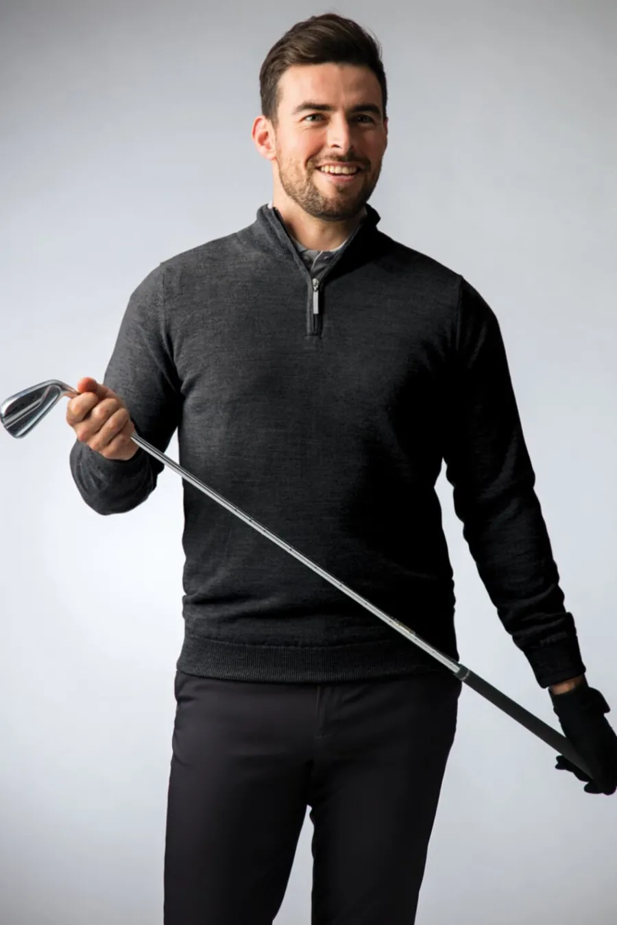 glenmuir_samuel_quarter_z_1-1.webp Glenmuir Samuel Quarter Zip Water Repellent Lined Merino Blend Golf Sw