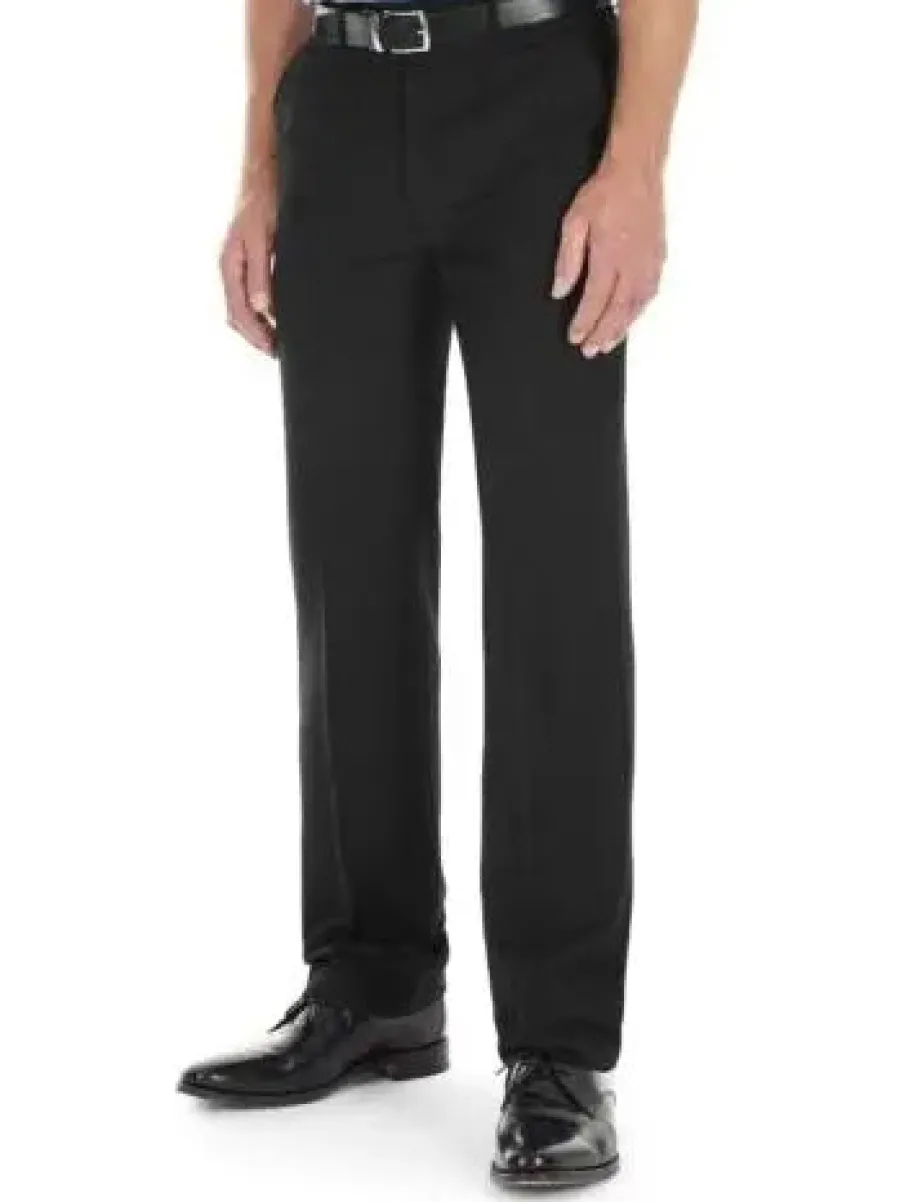 Gurteen Trousers - Cologne Formal Stretch Flannels - Black