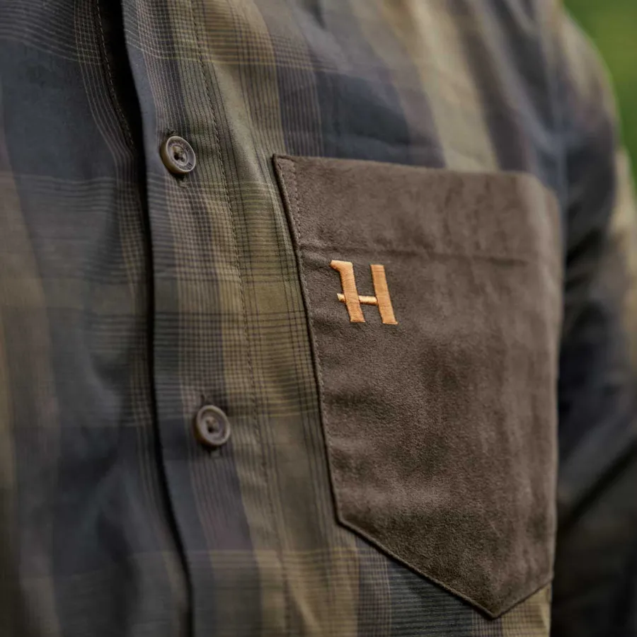 harkila_akkan_shirt__mens_5.webp Harkila Akkan Shirt - Mens - Willow Green / Shadow Brown